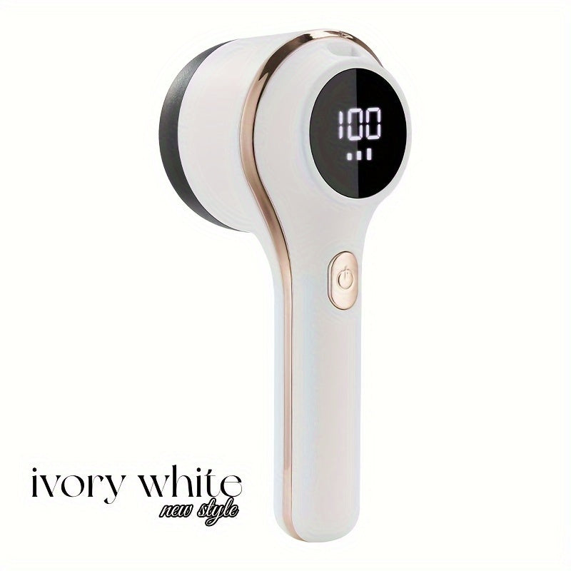 TENGQU Portable Fabric Shaver - USB Rechargeable Lint Remover with LED Display, Quickly & Easily Eliminates Fuzz from Clothes, Sweaters, Sofas, Blankets, Curtains, Mattresses