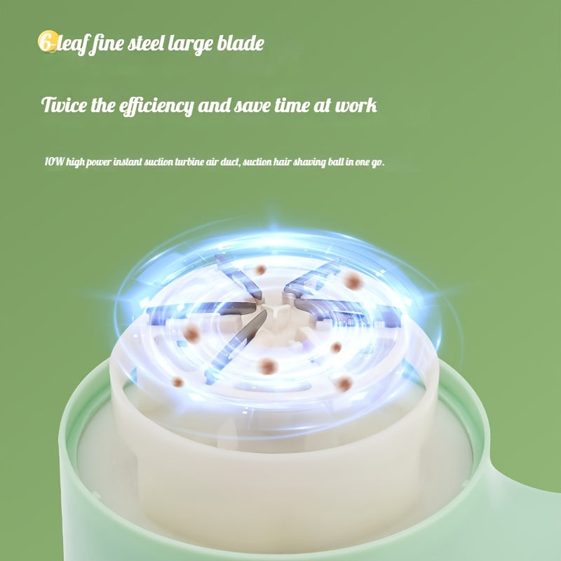 TENGQU Portable Fabric Shaver - USB Rechargeable Lint Remover with LED Display, Quickly & Easily Eliminates Fuzz from Clothes, Sweaters, Sofas, Blankets, Curtains, Mattresses