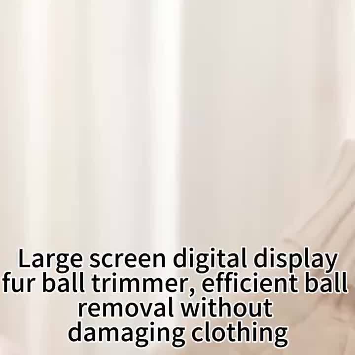 TENGQU Portable Fabric Shaver - USB Rechargeable Lint Remover with LED Display, Quickly & Easily Eliminates Fuzz from Clothes, Sweaters, Sofas, Blankets, Curtains, Mattresses