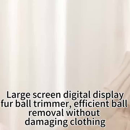 TENGQU Portable Fabric Shaver - USB Rechargeable Lint Remover with LED Display, Quickly & Easily Eliminates Fuzz from Clothes, Sweaters, Sofas, Blankets, Curtains, Mattresses