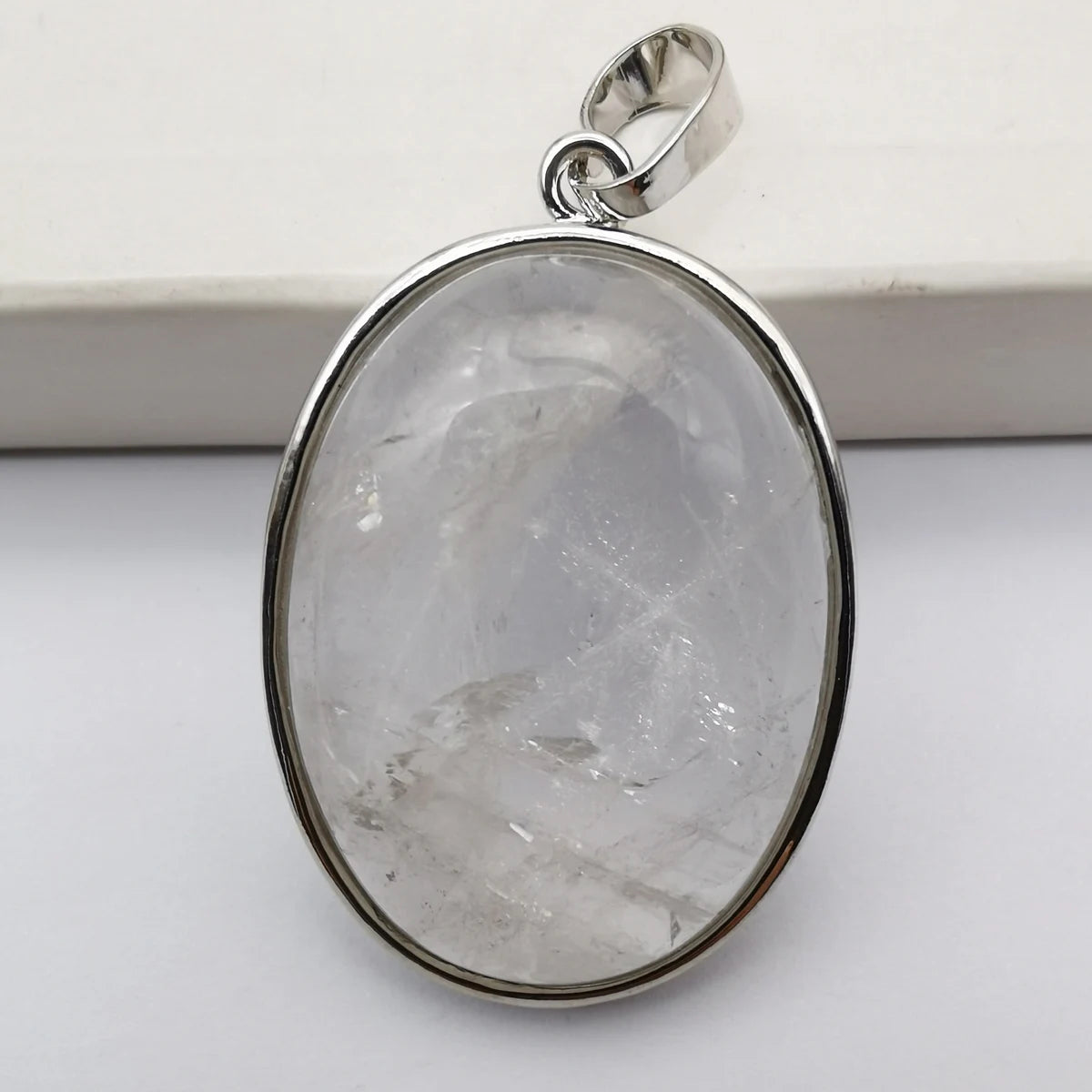 Oval Pendant Jewelry Rhodonite Tigereye Crystal Opal Obsidian Labradorite Sodalite Lapis Green Aventurine Picture GEM Beads