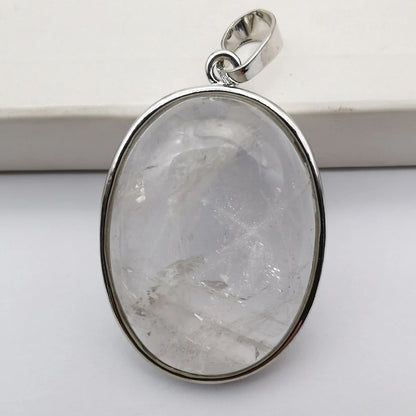 Oval Pendant Jewelry Rhodonite Tigereye Crystal Opal Obsidian Labradorite Sodalite Lapis Green Aventurine Picture GEM Beads