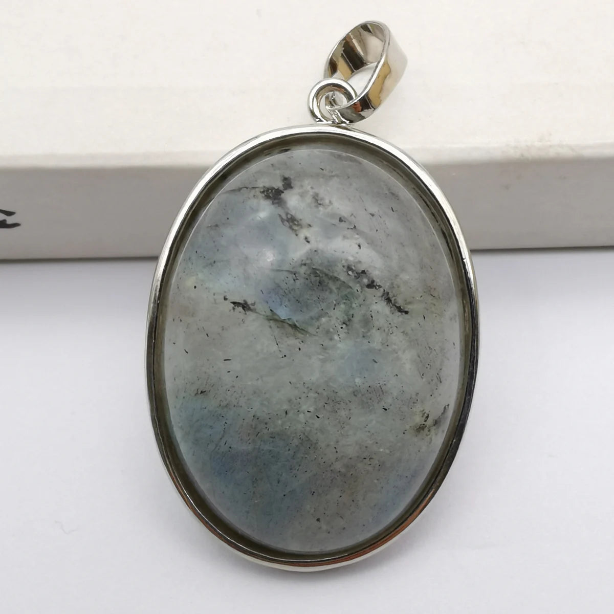 Oval Pendant Jewelry Rhodonite Tigereye Crystal Opal Obsidian Labradorite Sodalite Lapis Green Aventurine Picture GEM Beads