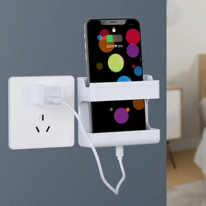 Remote Control Bracket Heavy Duty Remote Control Rack No Drilling Space-saving Practical Self-Adhesive Media Storage Box Case