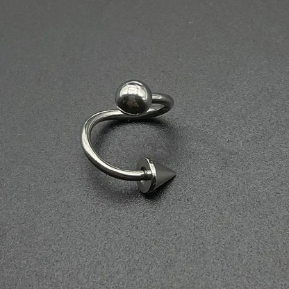 S Shape 316L Stainless Steel Lip Piercing Nose Ring Helix Piercing Cartilage Earring Body Piercing Vajinal Jewelry 16G