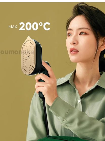 Mini Rotating Steam Iron Handheld Wet And Dry Double Hot Steam Generator Portable Garment Steamer Home Travelling Hanging Iron