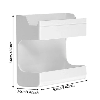 Remote Control Bracket Heavy Duty Remote Control Rack No Drilling Space-saving Practical Self-Adhesive Media Storage Box Case