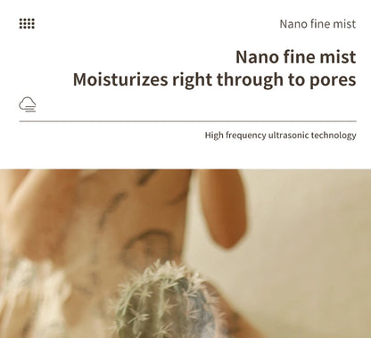 Small Flower Humidifier Portable Desktop Mini Water Replenishing Spray Home Ipx7 Waterproof Atomizer Diffuser