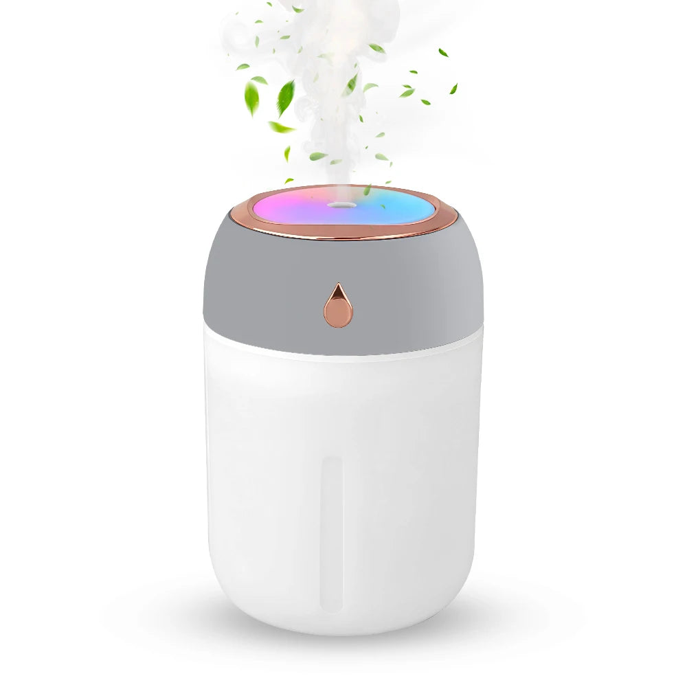 330ml Humidifier Mini Aromatherapy Humidifiers Diffusers For Home Romantic Light USB Essential Oil Diffuser Car Purifier Air