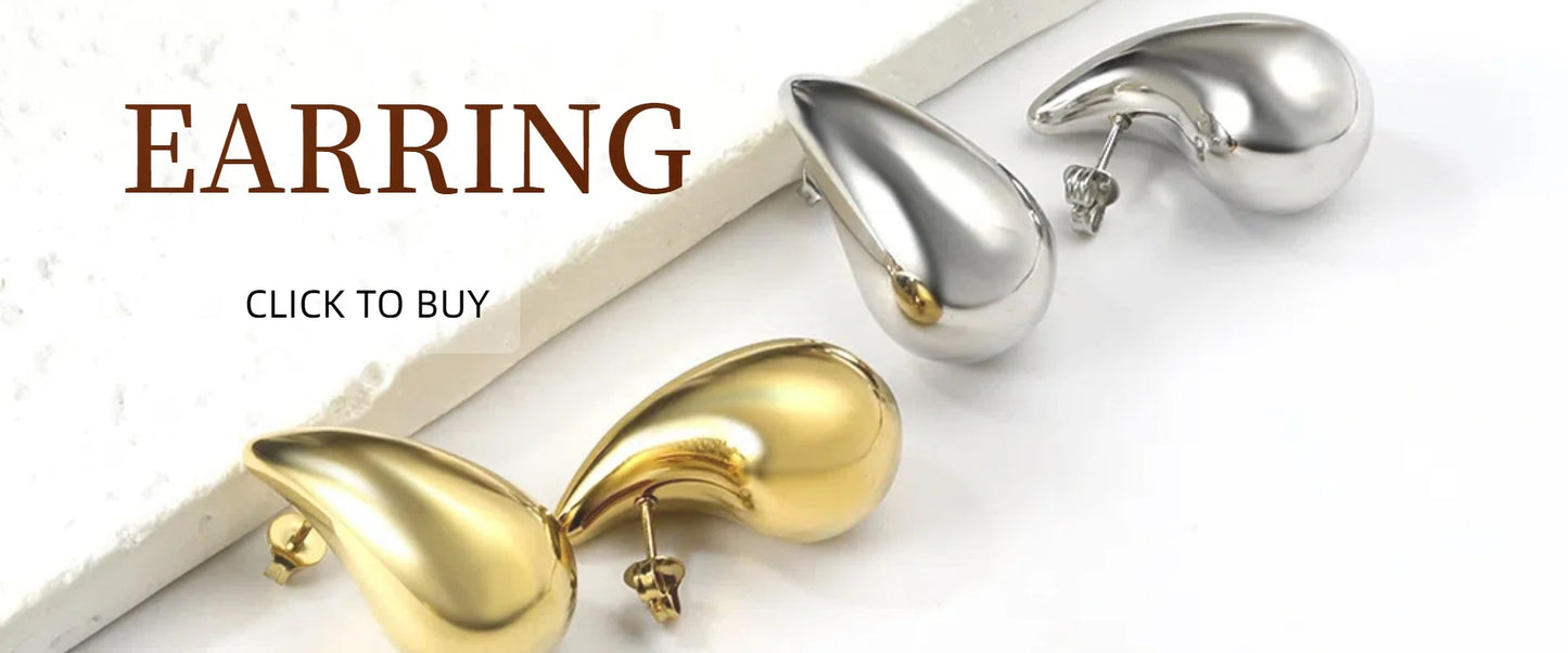 LUXUSTEEL Golden Red Love Heart Shaped Pendant Necklace Stainless Steel Female Necklace Colorful Chain Pendant Jewelry Gift