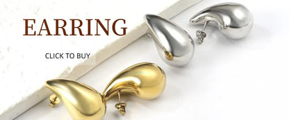 LUXUSTEEL Golden Red Love Heart Shaped Pendant Necklace Stainless Steel Female Necklace Colorful Chain Pendant Jewelry Gift