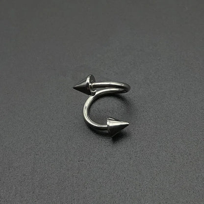 S Shape 316L Stainless Steel Lip Piercing Nose Ring Helix Piercing Cartilage Earring Body Piercing Vajinal Jewelry 16G