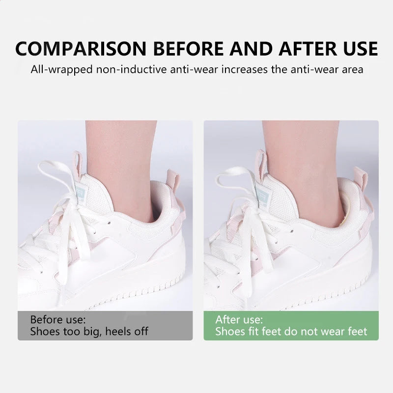 5Pairs Insoles For Shoes Patch Heel Pads For Sport Shoes Adjustable Size Feet Pad Insole Heel Protector Back Sticker Shoe Pad