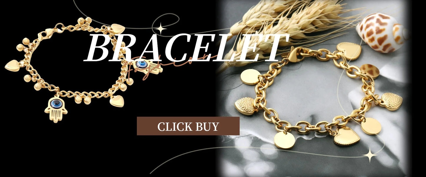 LUXUSTEEL Golden Red Love Heart Shaped Pendant Necklace Stainless Steel Female Necklace Colorful Chain Pendant Jewelry Gift