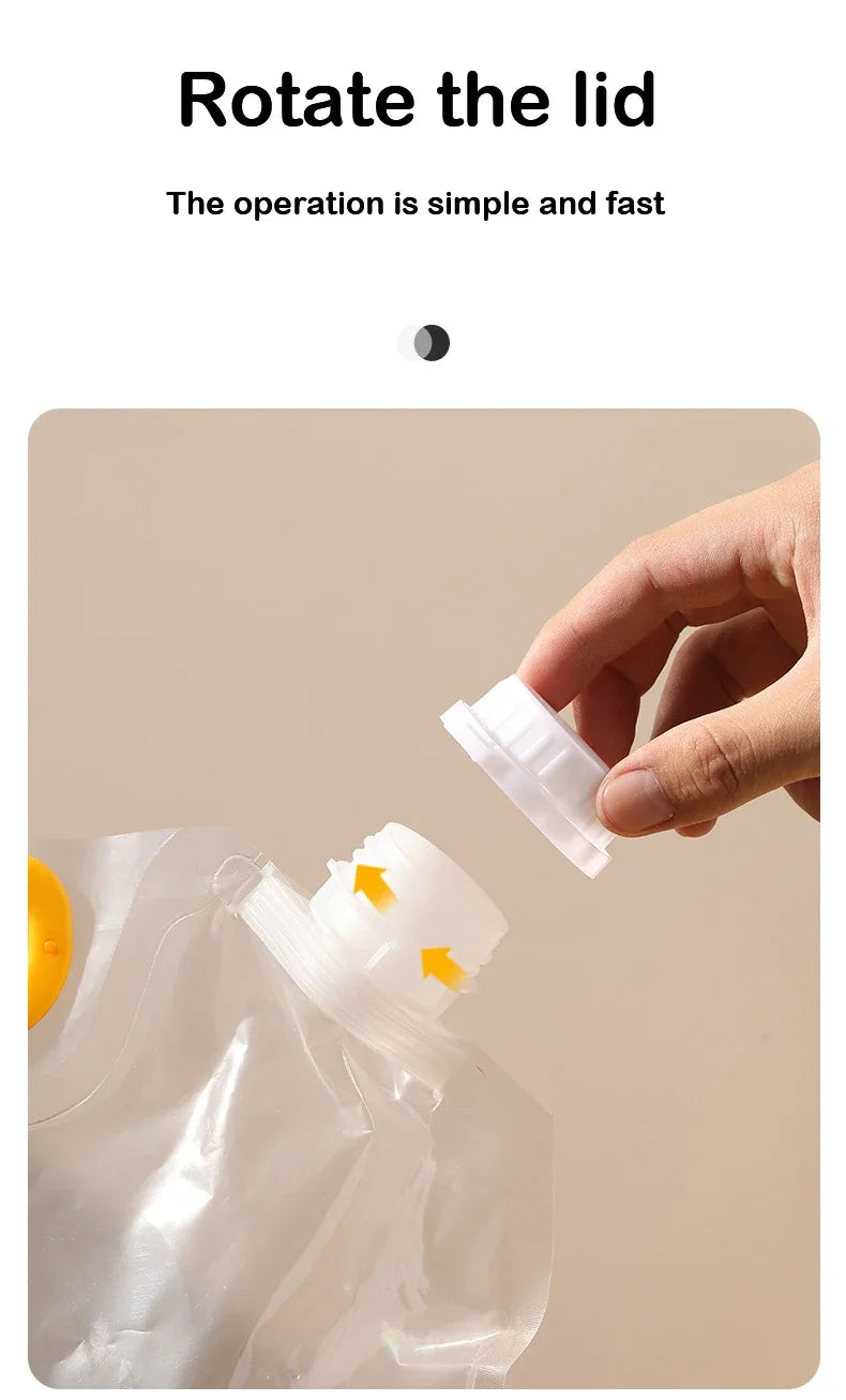 2pcs Grain Storage Bag Portable Insect Proof Moisture Proof Fresh Keeping Bag Recyclable Portable Transparent Grain Storage Bags