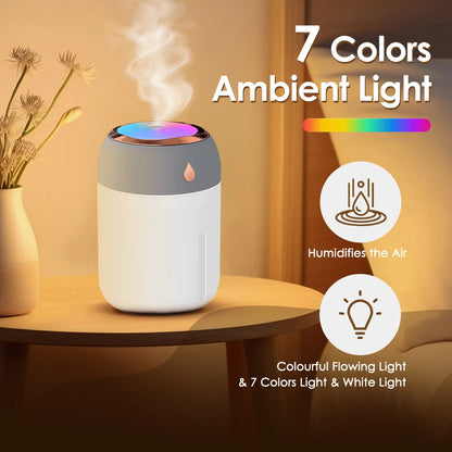 330ml Humidifier Mini Aromatherapy Humidifiers Diffusers For Home Romantic Light USB Essential Oil Diffuser Car Purifier Air