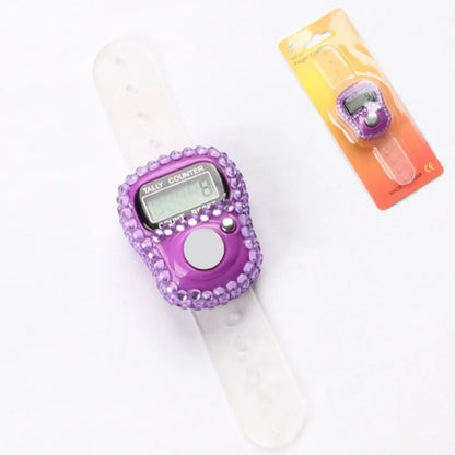 Reset Finger Counter Ring Mini LCD Digital Display Counter,Handheld Counter Pitch Counter,Knitting,Lap,Fishing,Golf and Row