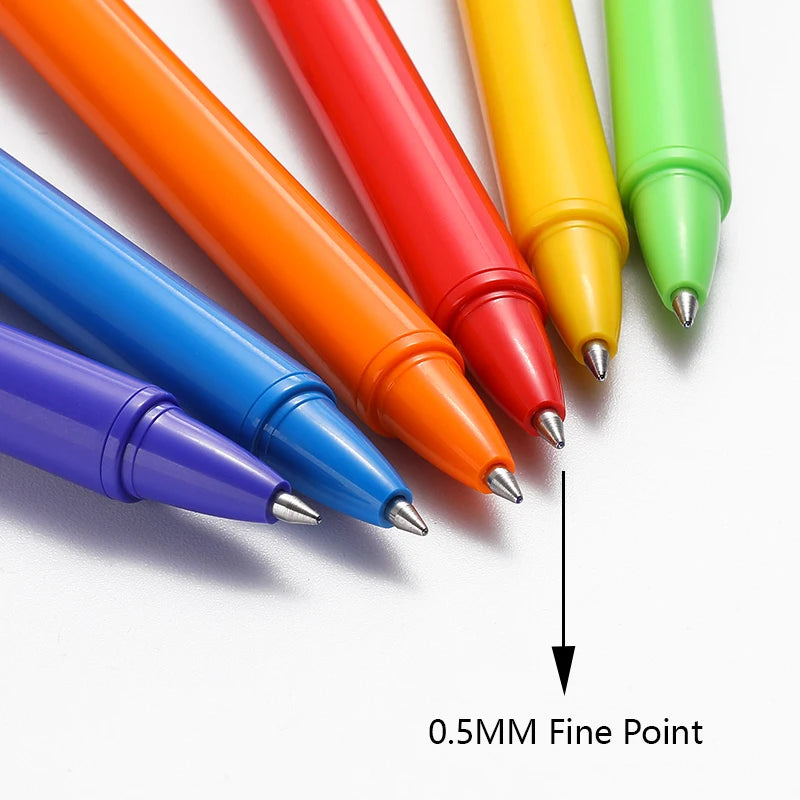 14Pcs Cartoon Monsters Erasable Pens 0.5mm Gel Pen Ink Blue Stationery School Writing supplies 6 Pens+ 6refills + 2 rubber