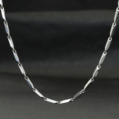 Noter New Stainless Steel Necklace For Men Hiphop Rock Chain Link Collar 4 Colors Punk Jewelry Erkek Kolye Accessories For Him