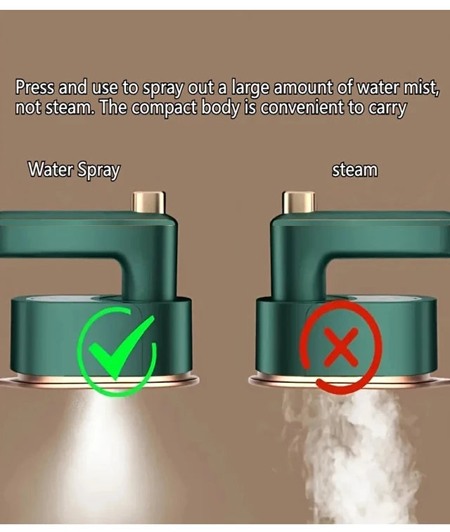 Mini Rotating Steam Iron Handheld Wet And Dry Double Hot Steam Generator Portable Garment Steamer Home Travelling Hanging Iron