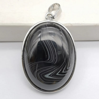 Oval Pendant Jewelry Rhodonite Tigereye Crystal Opal Obsidian Labradorite Sodalite Lapis Green Aventurine Picture GEM Beads